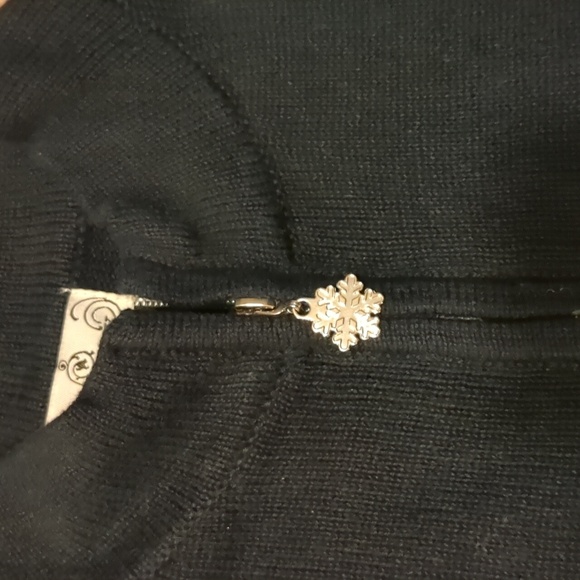 Vintage Nouveaux Holiday Embroidered Sweater Vest - Picture 2 of 10